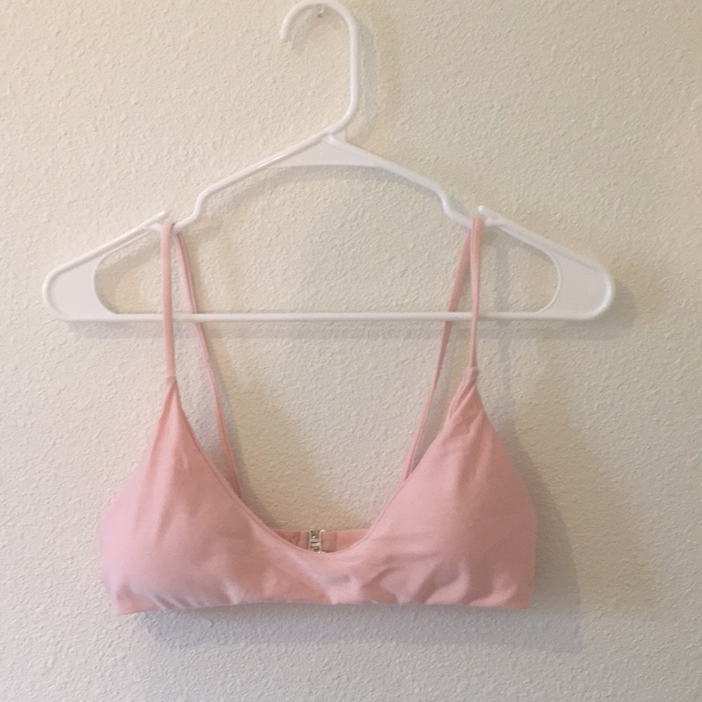Baby Pink Bikini Top